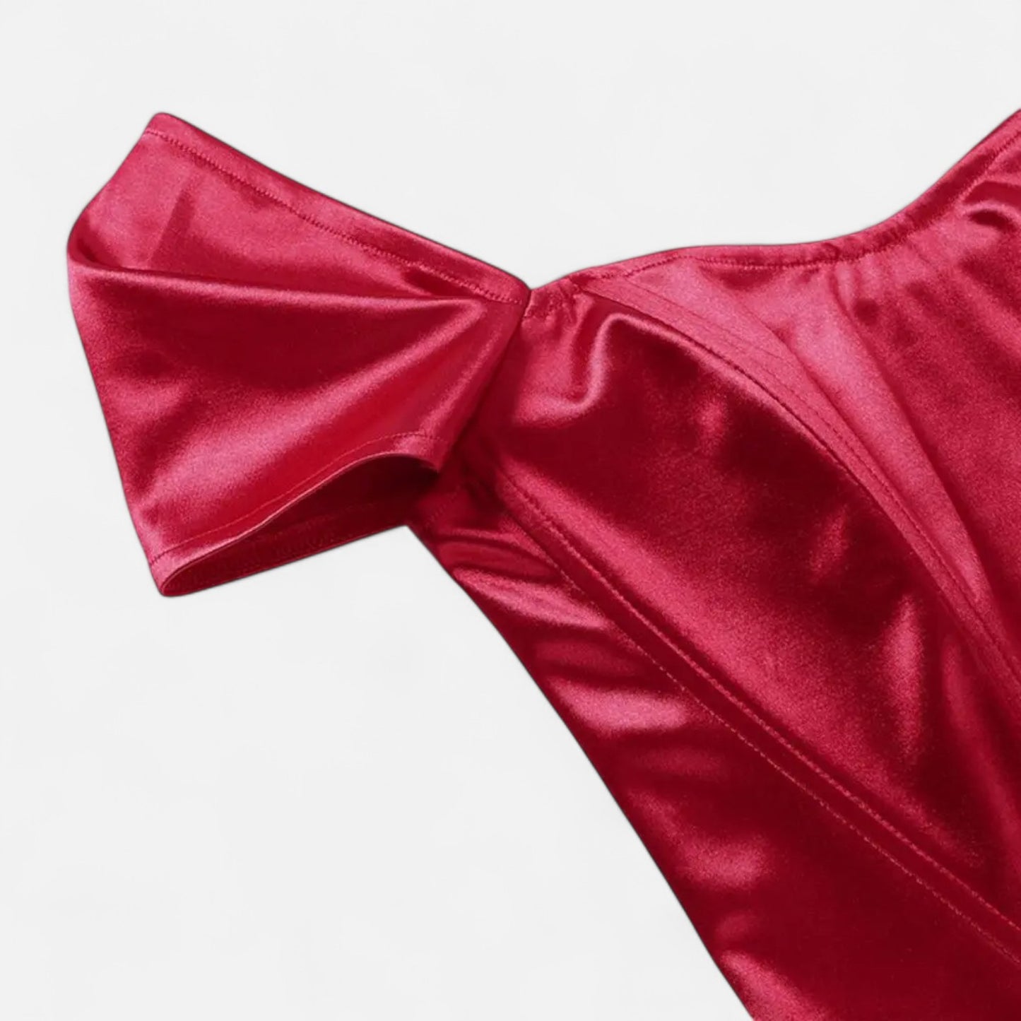 Vivellamode | Women’s Elegant Sleeveless Satin Cropped T-Shirt – Chic & Sophisticated for Every Occasion