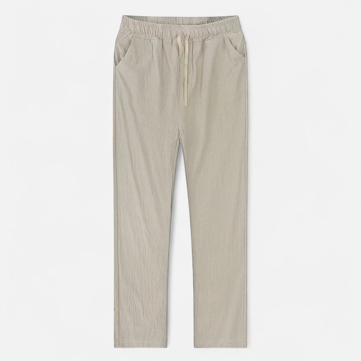Vivellamode | Men’s Cotton Linen Trousers – Breathable Comfort for Every Season
