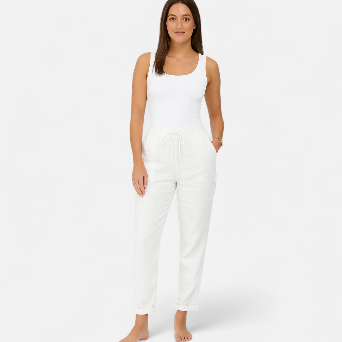 Vivellamode | Women’s Cotton Linen Pants – Comfortable and Elegant for Every Season