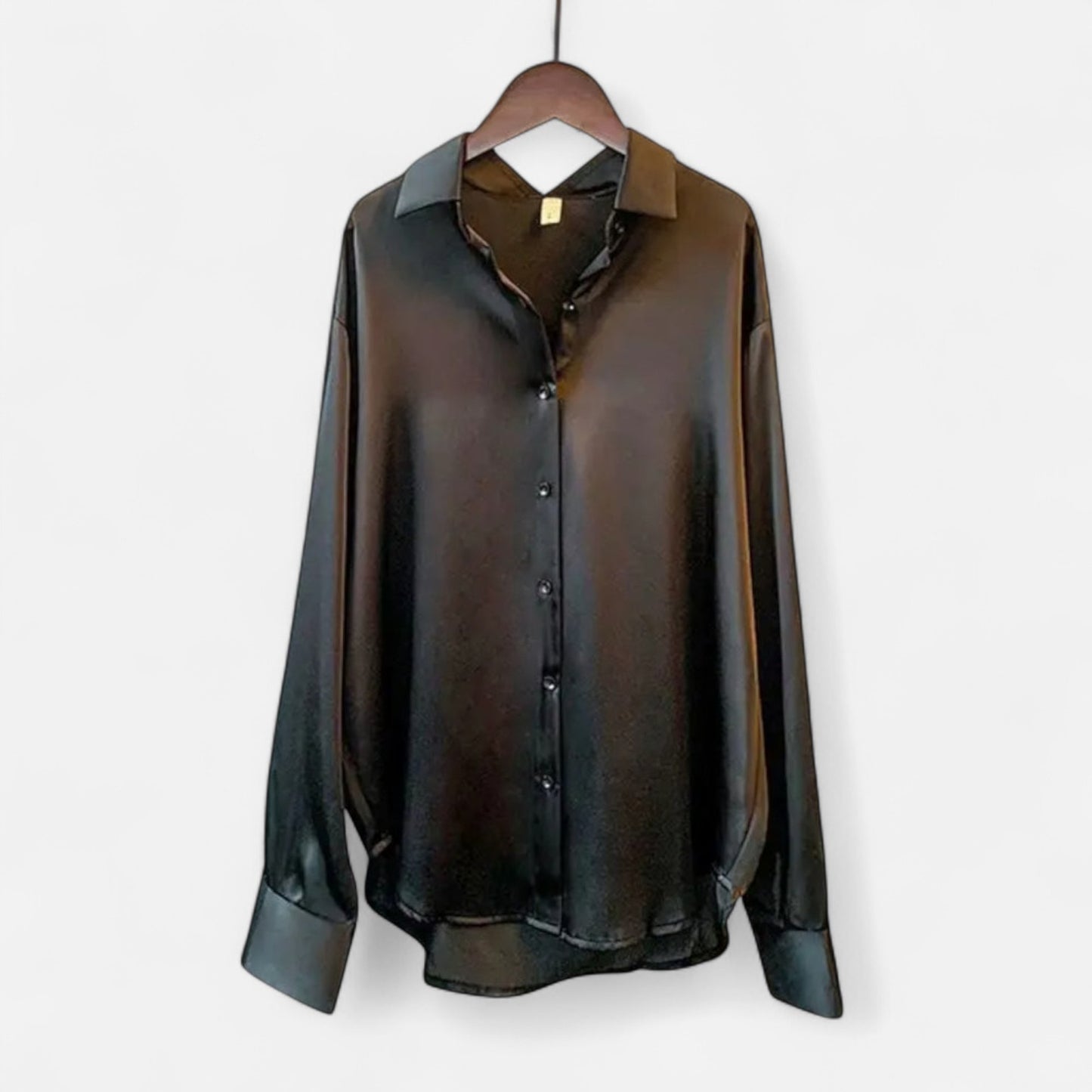 Vivellamode | Women’s Premium Long Sleeve Satin Blouse – Luxurious Elegance for Every Occasion