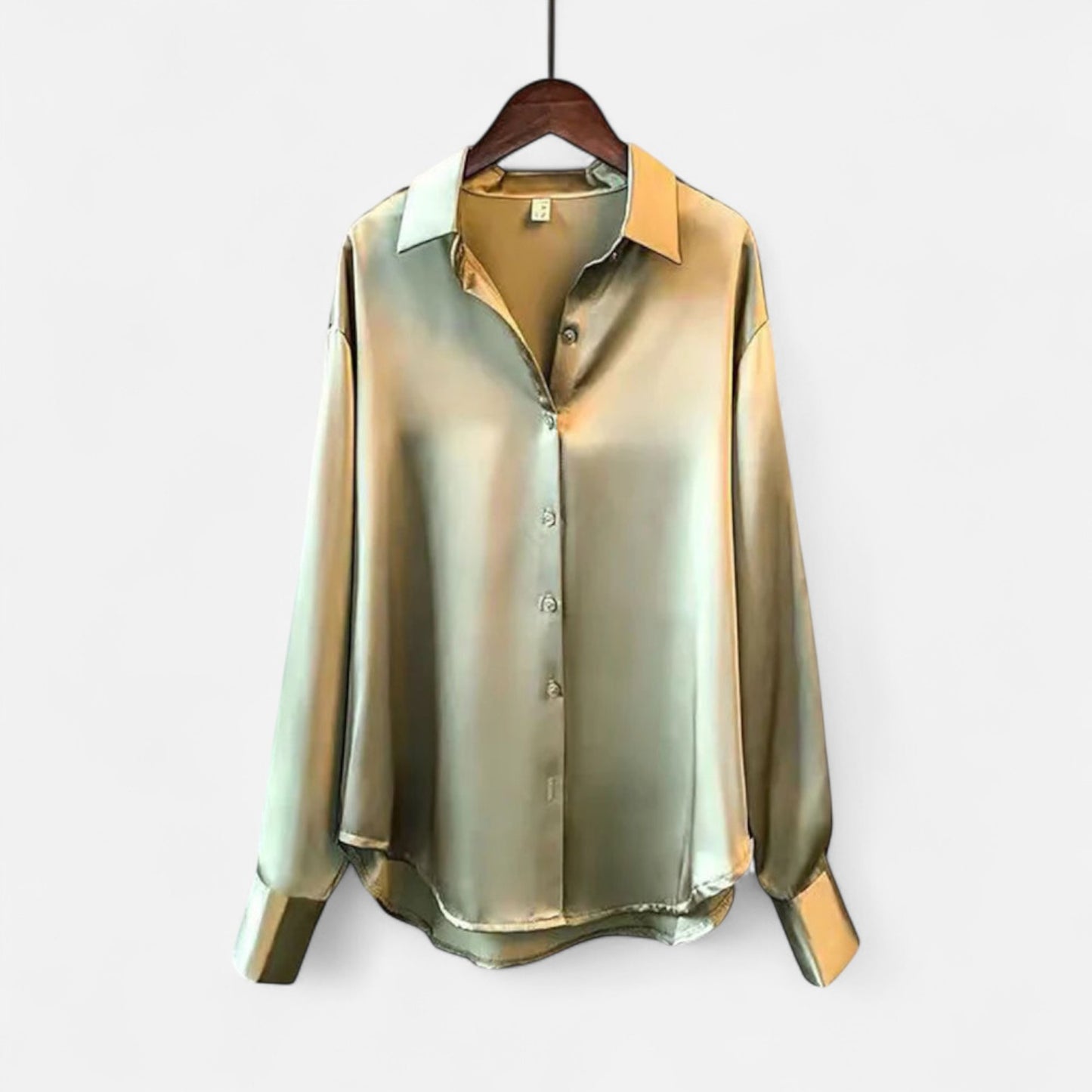 Vivellamode | Women’s Premium Long Sleeve Satin Blouse – Luxurious Elegance for Every Occasion