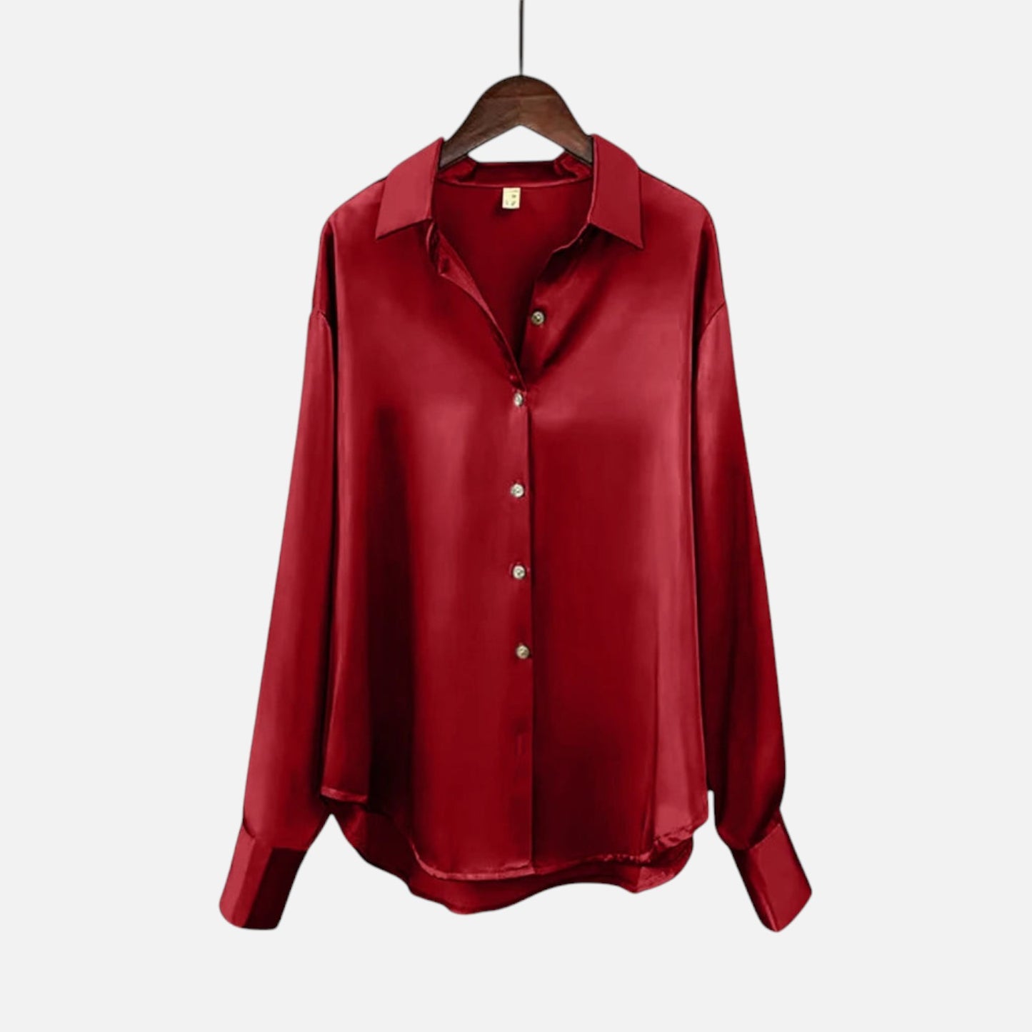 Vivellamode | Women’s Premium Long Sleeve Satin Blouse – Luxurious Elegance for Every Occasion