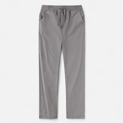 Vivellamode | Men’s Cotton Linen Trousers – Breathable Comfort for Every Season