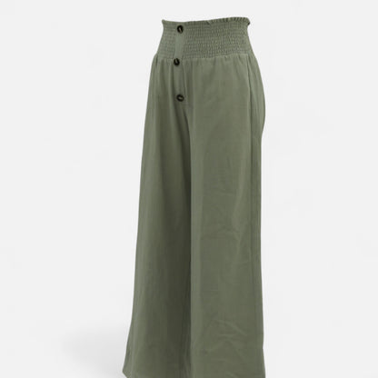 Vivellamode | Women’s Summer Cotton Linen Wide-Leg Pants – Relaxed Style for Warm Days