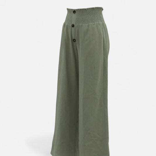 Vivellamode | Women’s Summer Cotton Linen Wide-Leg Pants – Relaxed Style for Warm Days