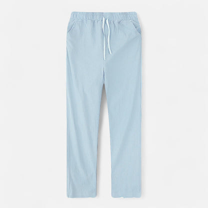 Vivellamode | Men’s Cotton Linen Trousers – Breathable Comfort for Every Season