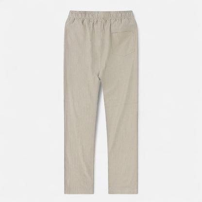 Vivellamode | Men’s Cotton Linen Trousers – Breathable Comfort for Every Season