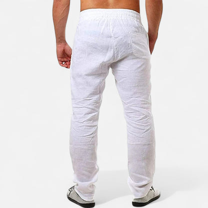 Vivellamode | Men’s Cotton Linen Trousers – Breathable and Stylish for All Seasons
