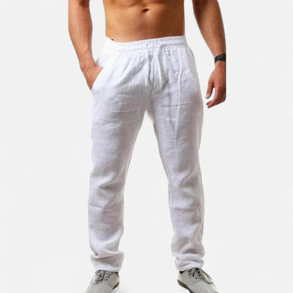 Vivellamode | Men’s Cotton Linen Trousers – Breathable and Stylish for All Seasons