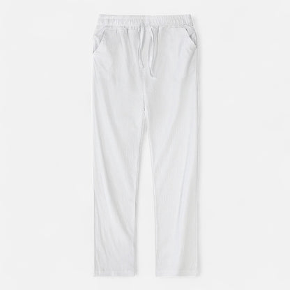 Vivellamode | Men’s Cotton Linen Trousers – Breathable Comfort for Every Season