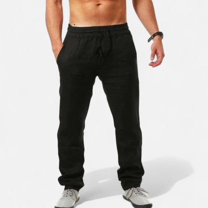 Vivellamode | Men’s Cotton Linen Trousers – Breathable and Stylish for All Seasons