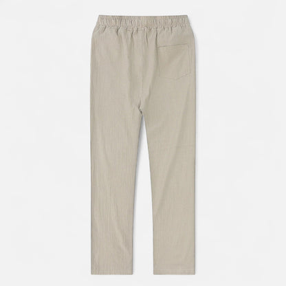 Vivellamode | Men’s Cotton Linen Trousers – Breathable and Stylish for All Seasons