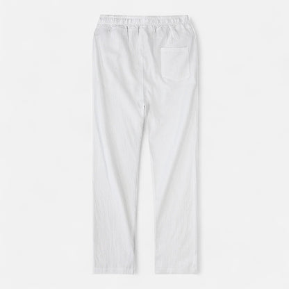 Vivellamode | Men’s Cotton Linen Trousers – Breathable Comfort for Every Season