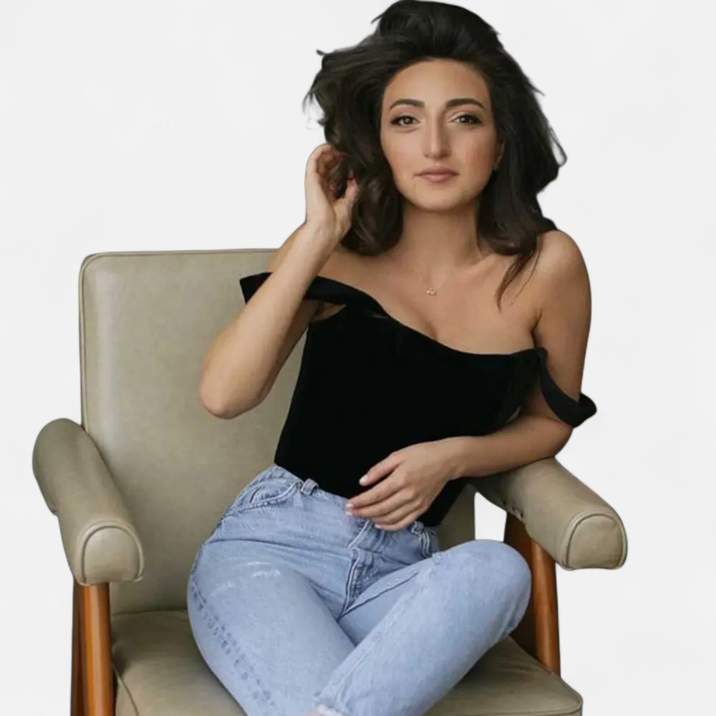 Vivellamode | Women’s Elegant Sleeveless Satin Cropped T-Shirt – Chic & Sophisticated for Every Occasion