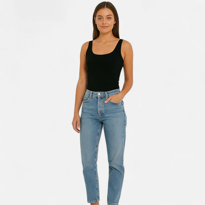 Vivellamode | Classy Backless Tank Top – Elegant Camisole for Effortless Style