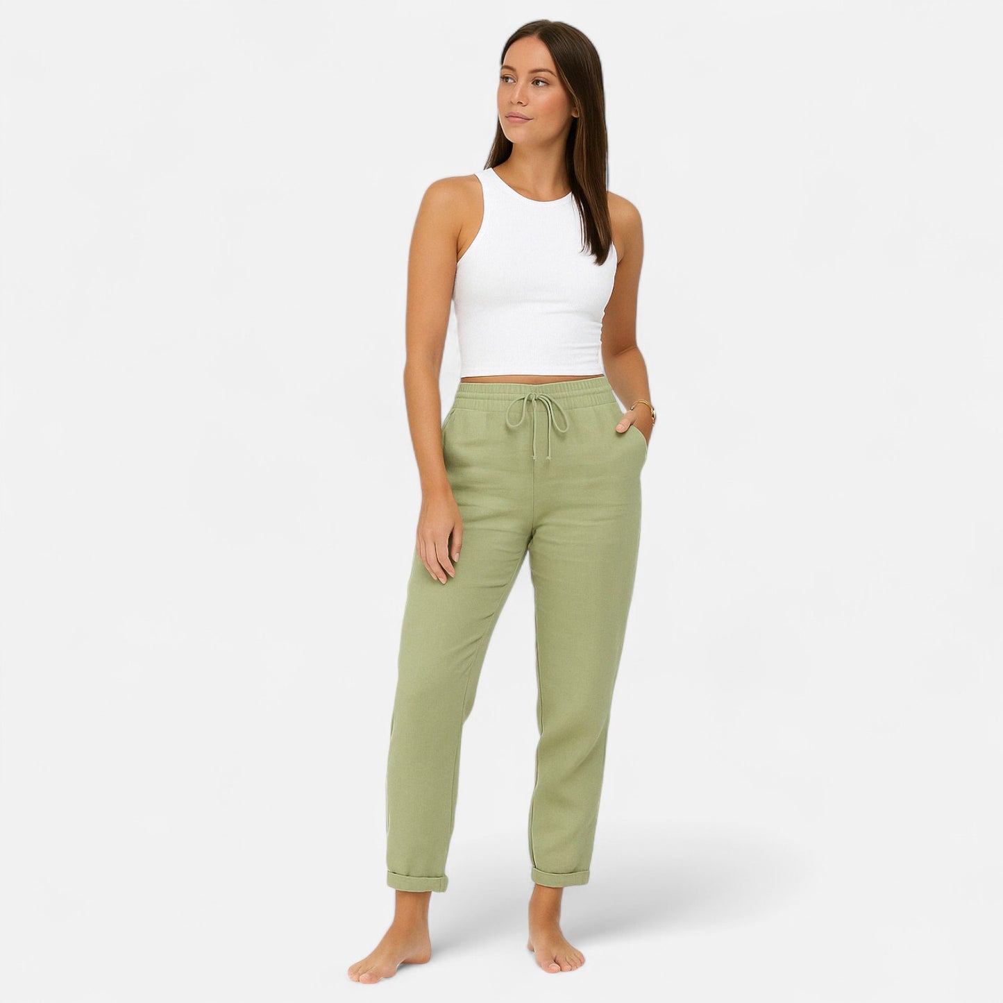 Vivellamode | Women’s Cotton Linen Pants – Comfortable and Elegant for Every Season
