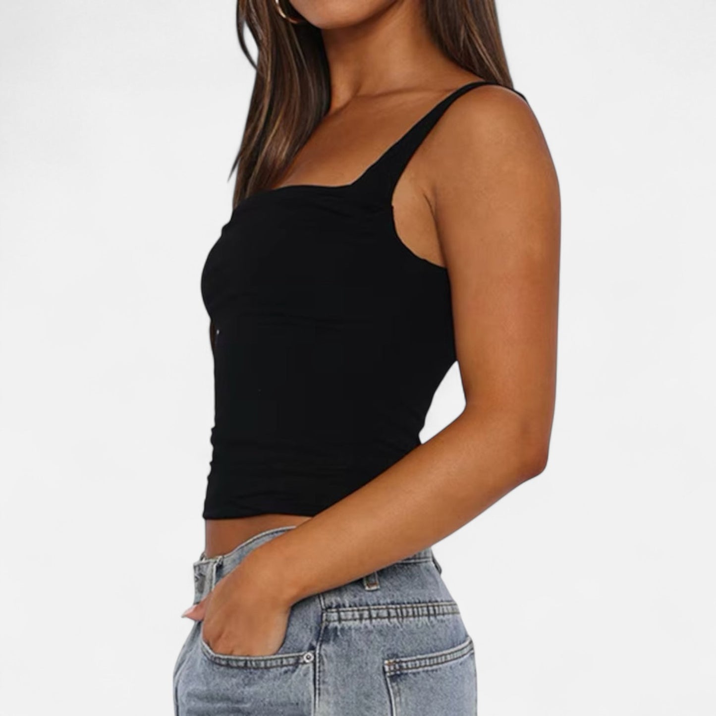 Vivellamode | Classy Backless Tank Top – Elegant Camisole for Effortless Style