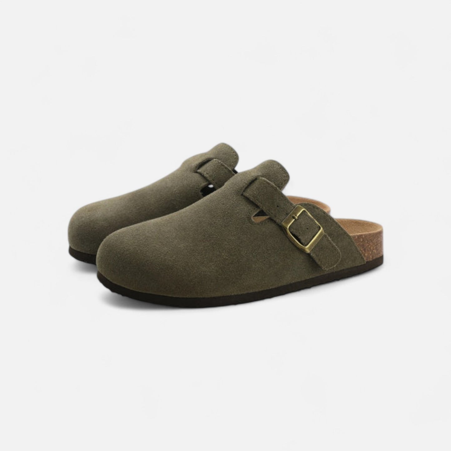 Vivellamode | Women’s Suede Sandals with Buckle – Chic and Comfortable for Every Occasion