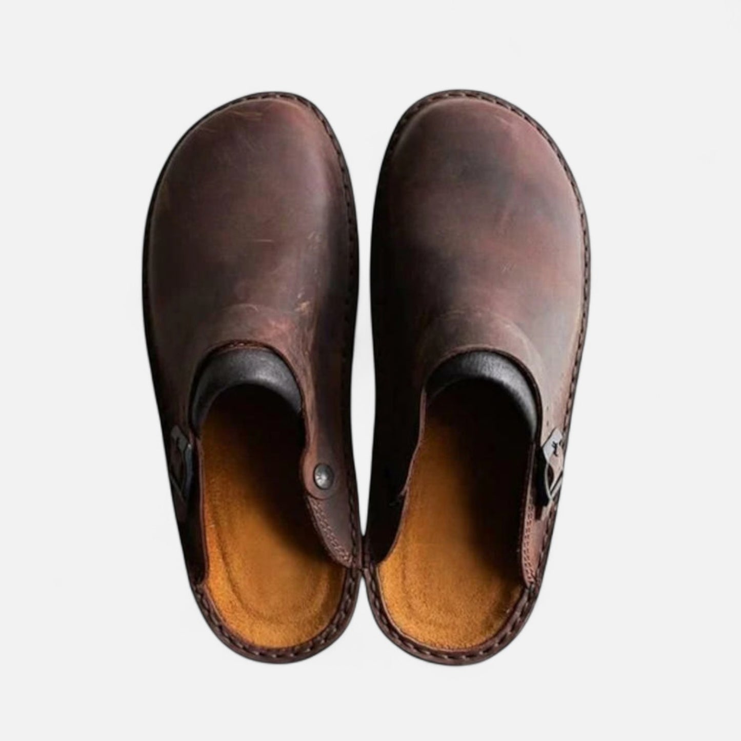 Vivellamode | Unisex Orthopaedic Leather Shoes – Comfortable Slippers for All-Day Support