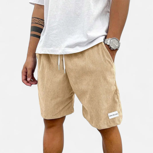 Vivellamode | Men’s Summer Corduroy Jogging Shorts – Casual Comfort for Active Days